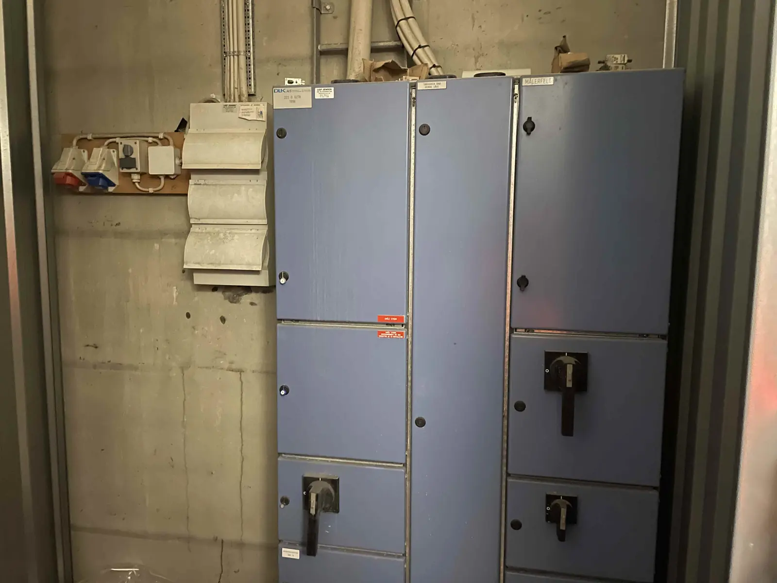 Eltavler og eksisterende tekniske installationer