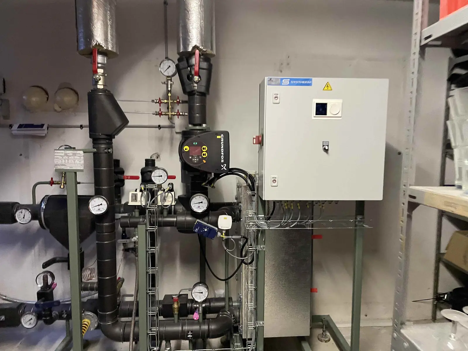 Plant controls, gauges and pipework documented for contractor scoping