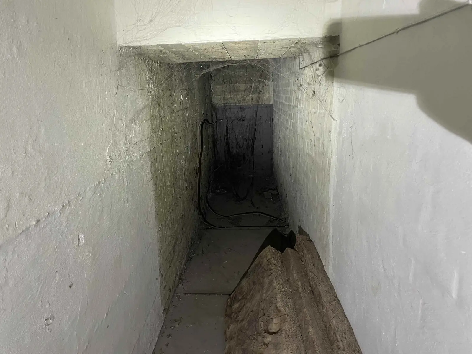 Basement passage and service routes