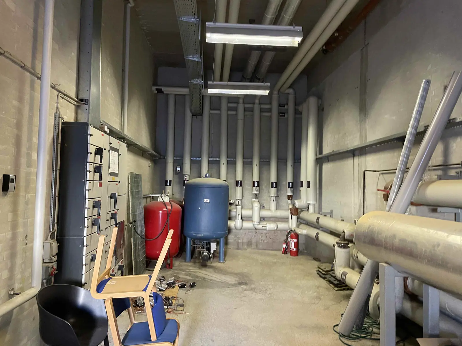 Plant room and building services